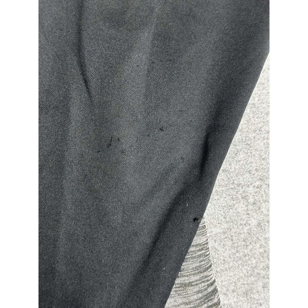 Adidas Pullover Mens‎ 2XL Gray Black Quarter Zip Long Sleeve Athletic Shirt